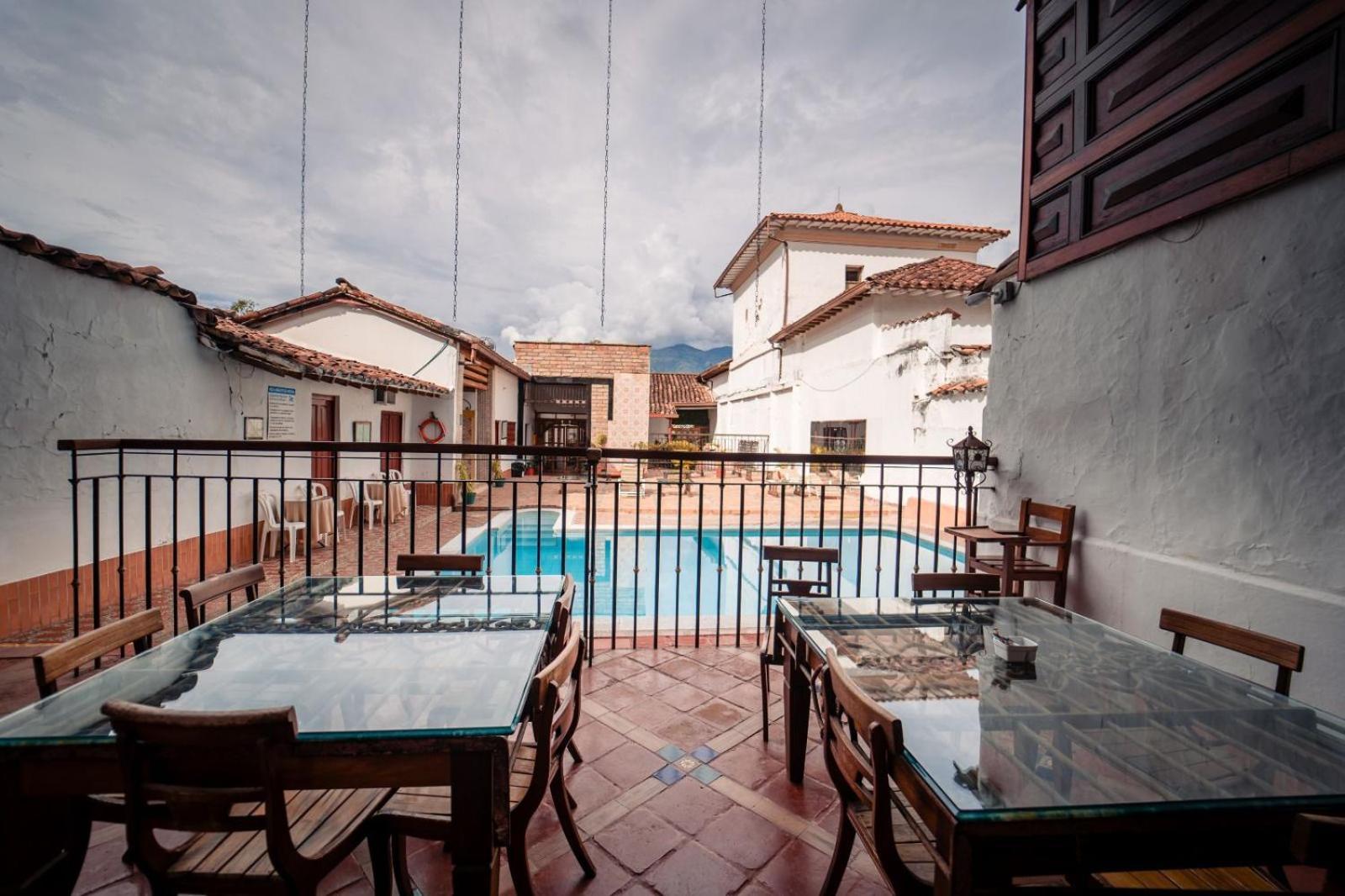 Hosteria De La Plaza Menor Santa Fe de Antioquia Eksteriør bilde